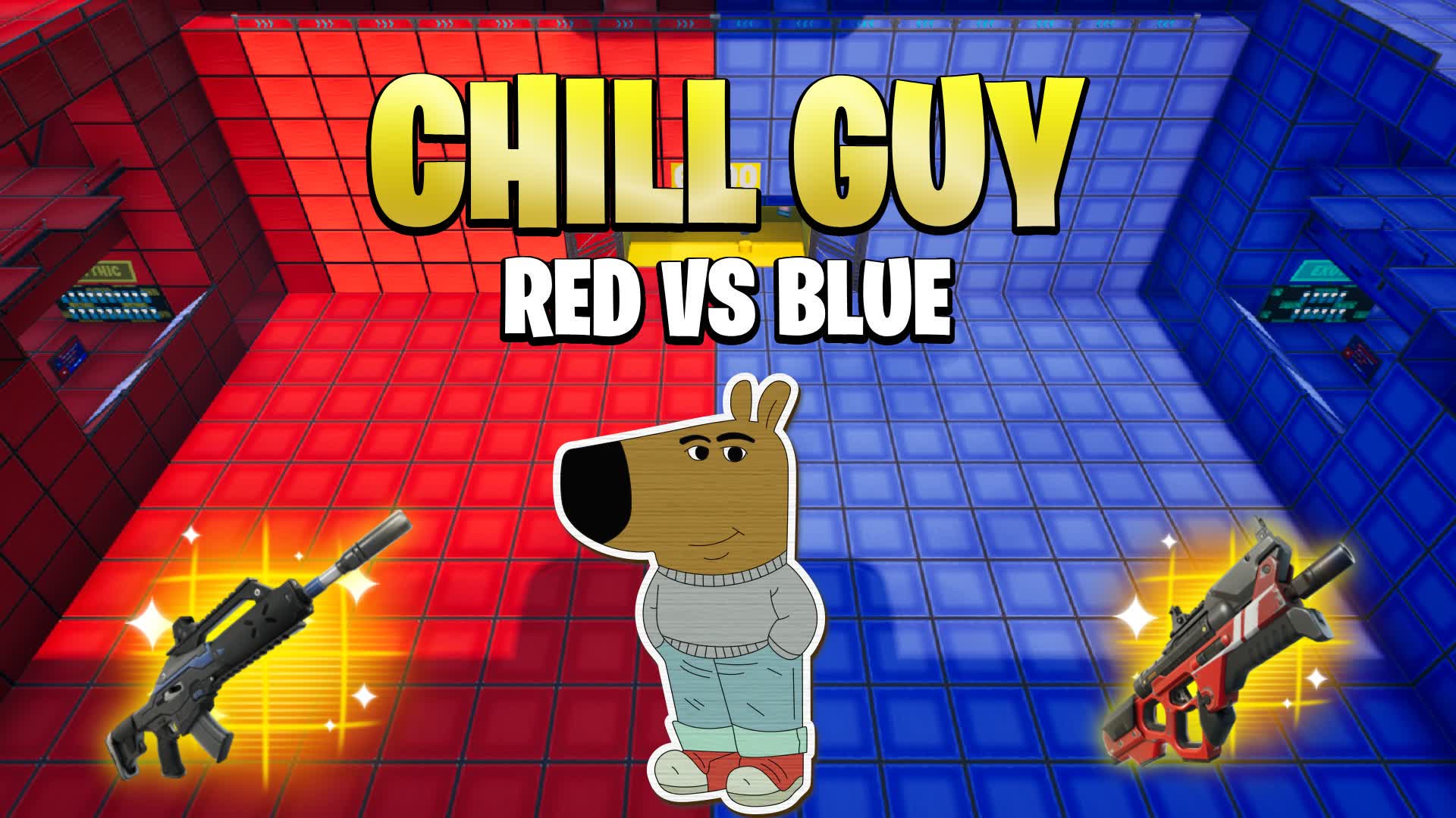 Chill guy red vs blue