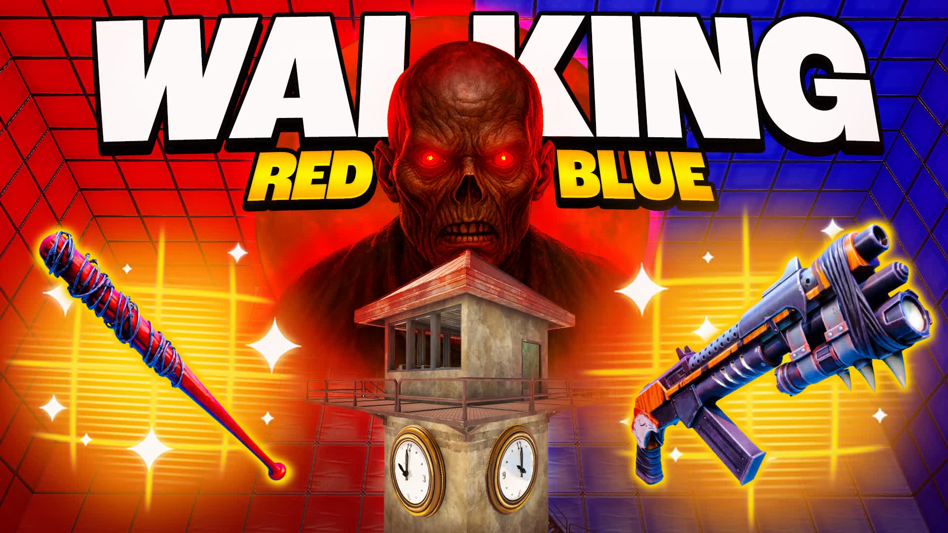 WALKING TILTED RED VS BLUE 🔴🔵
