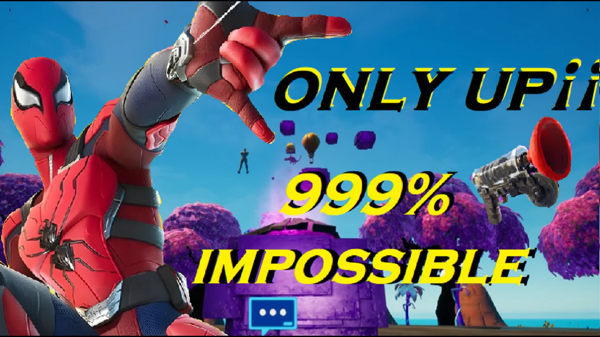 SPIDERMAN ONLY UP 999% IMPOSSIBLE!!