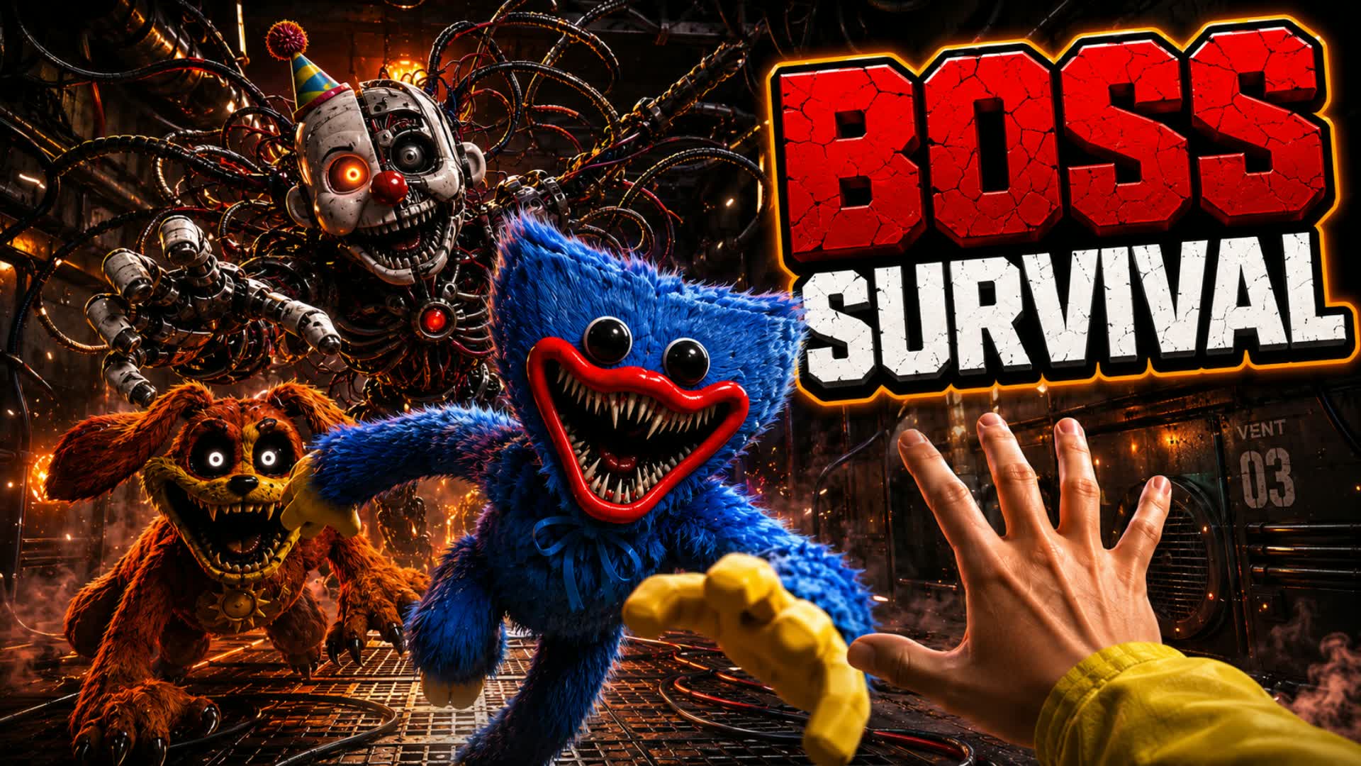 [👑] BOSS SURVIVAL FIGHTING (FACTORY)