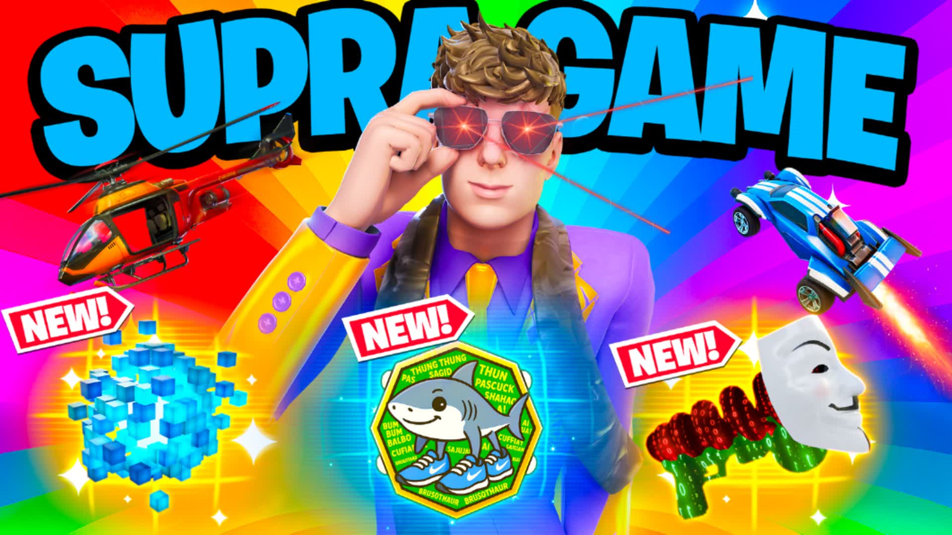 SUPRA GAME 1V1 FFA - ALL GUNS & RIDES