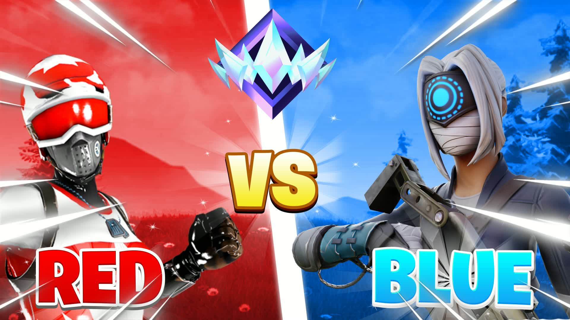 Chaos Red VS Blue