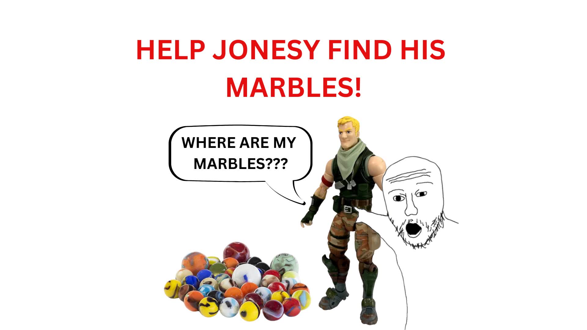 Help Jonesy Find His Marbles!