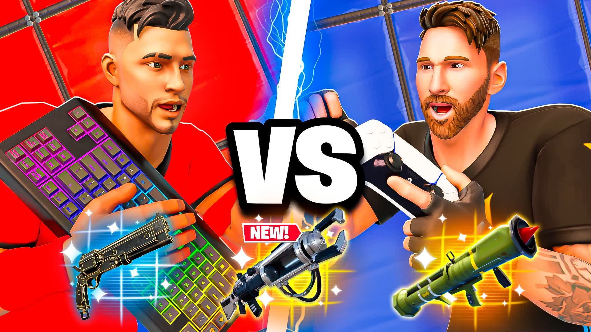 RED VS BLUE CRAZY🔴🔵PS5 VS KEYBOARD