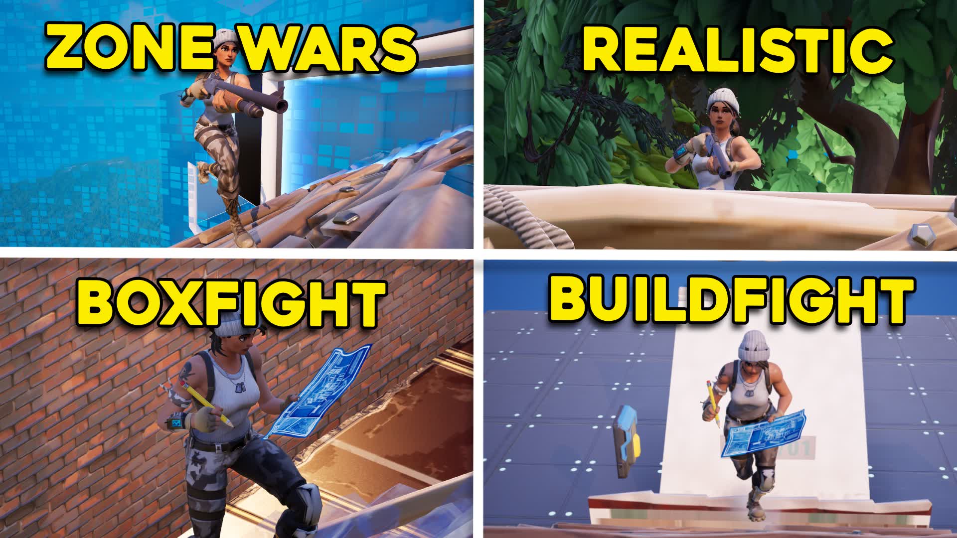 ALL GAMEMODES 1V1
