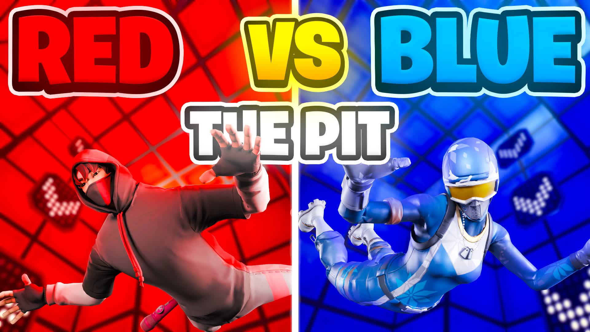 CRAZYY PIT RED VS BLUE 🔴🔵