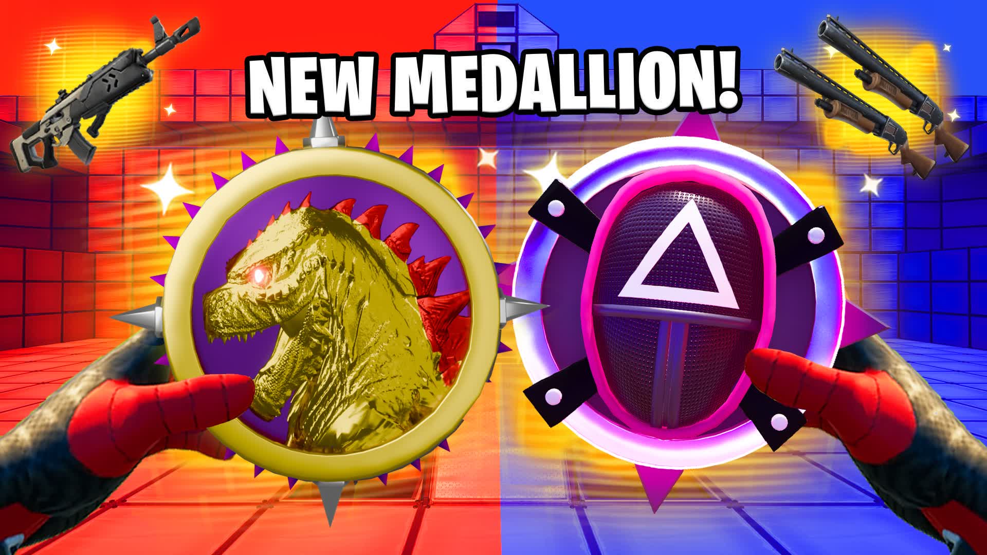 MEDALLIONS RED VS BLUE🔴🔵