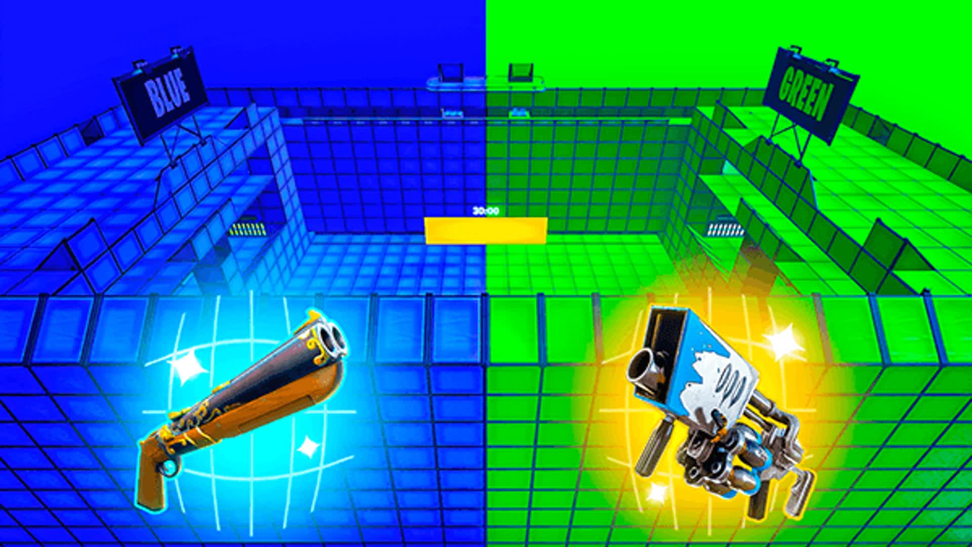 FUN GREEN VS BLUE 🟢🔵