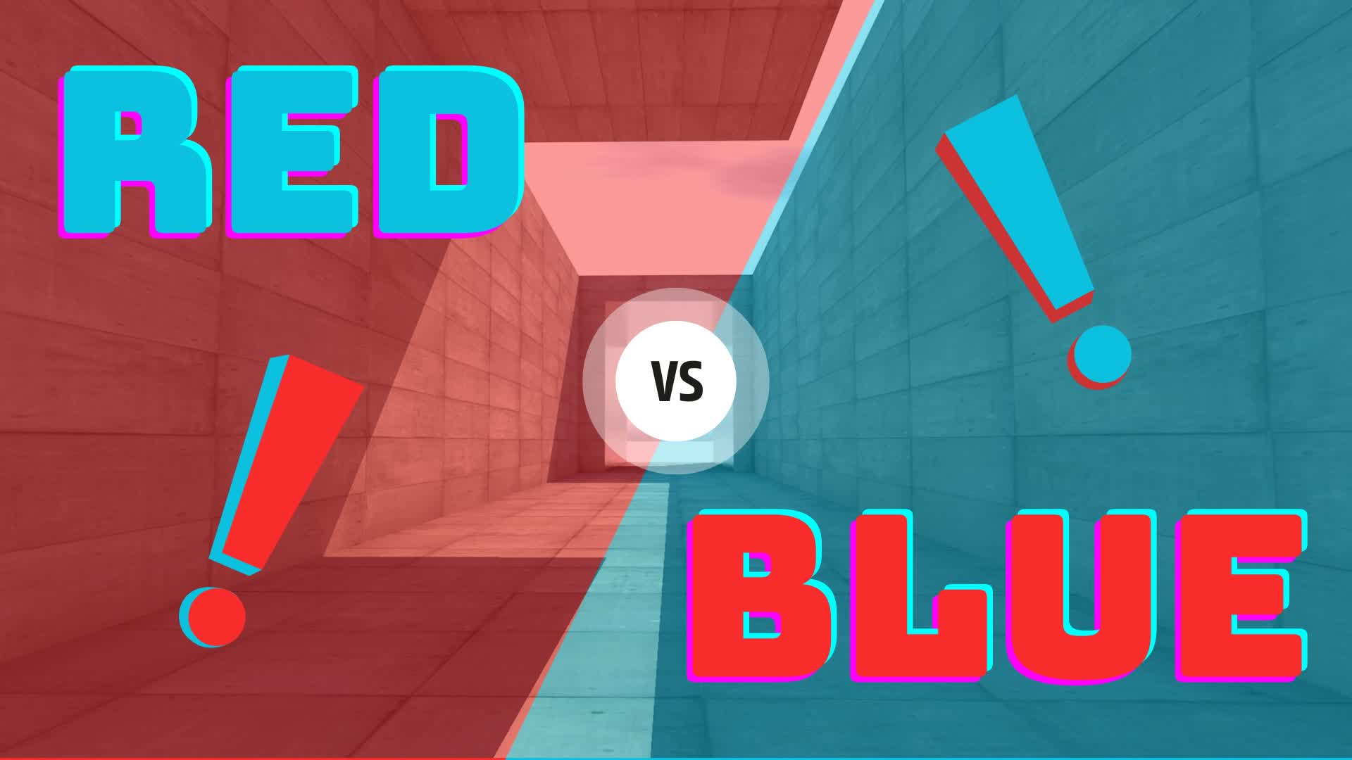 RED VS. BLUE TEAM DEATHMATCH