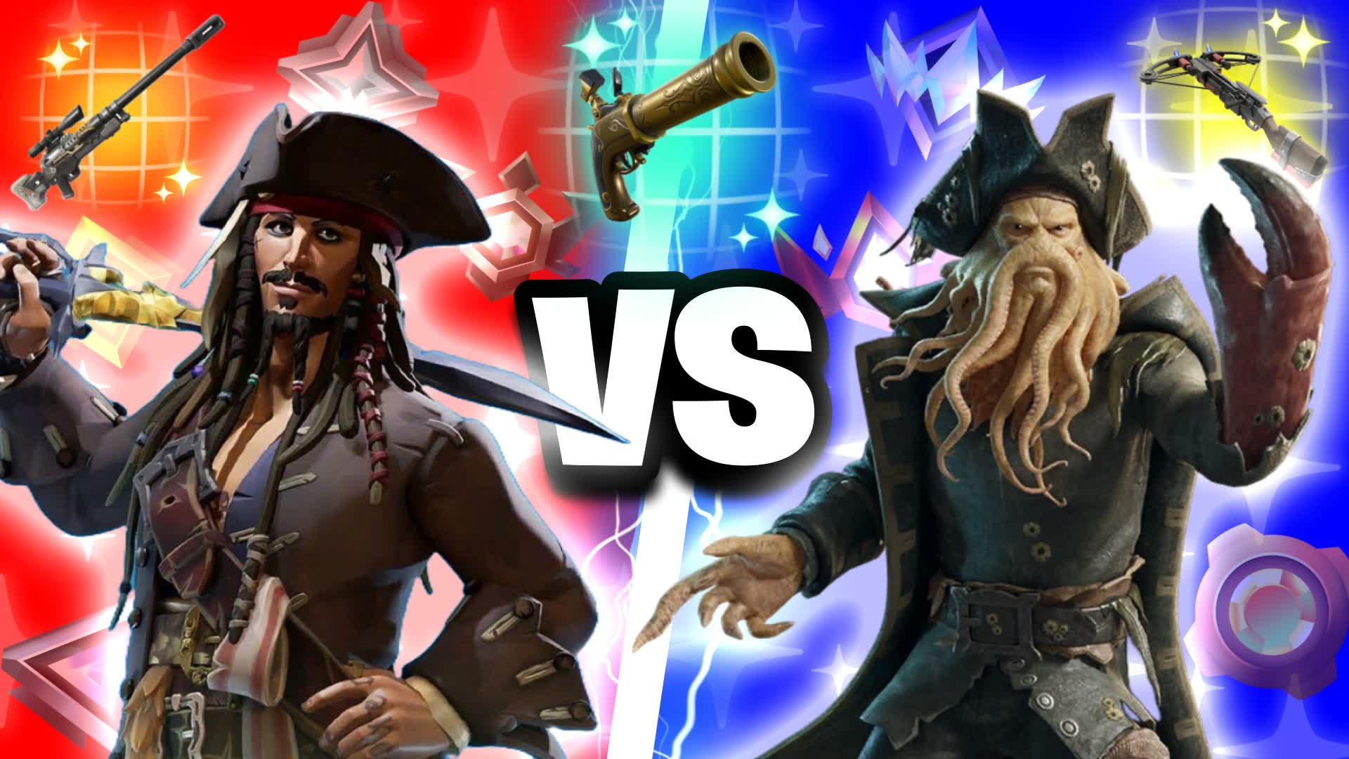 RED VS BLUE 🔴🔵 CRAZY PIRATES