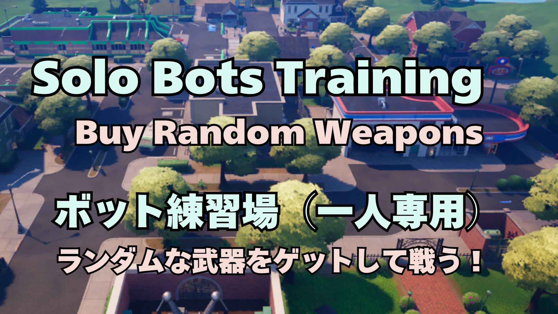 Solo Bots Training -Buy Random Weapons-