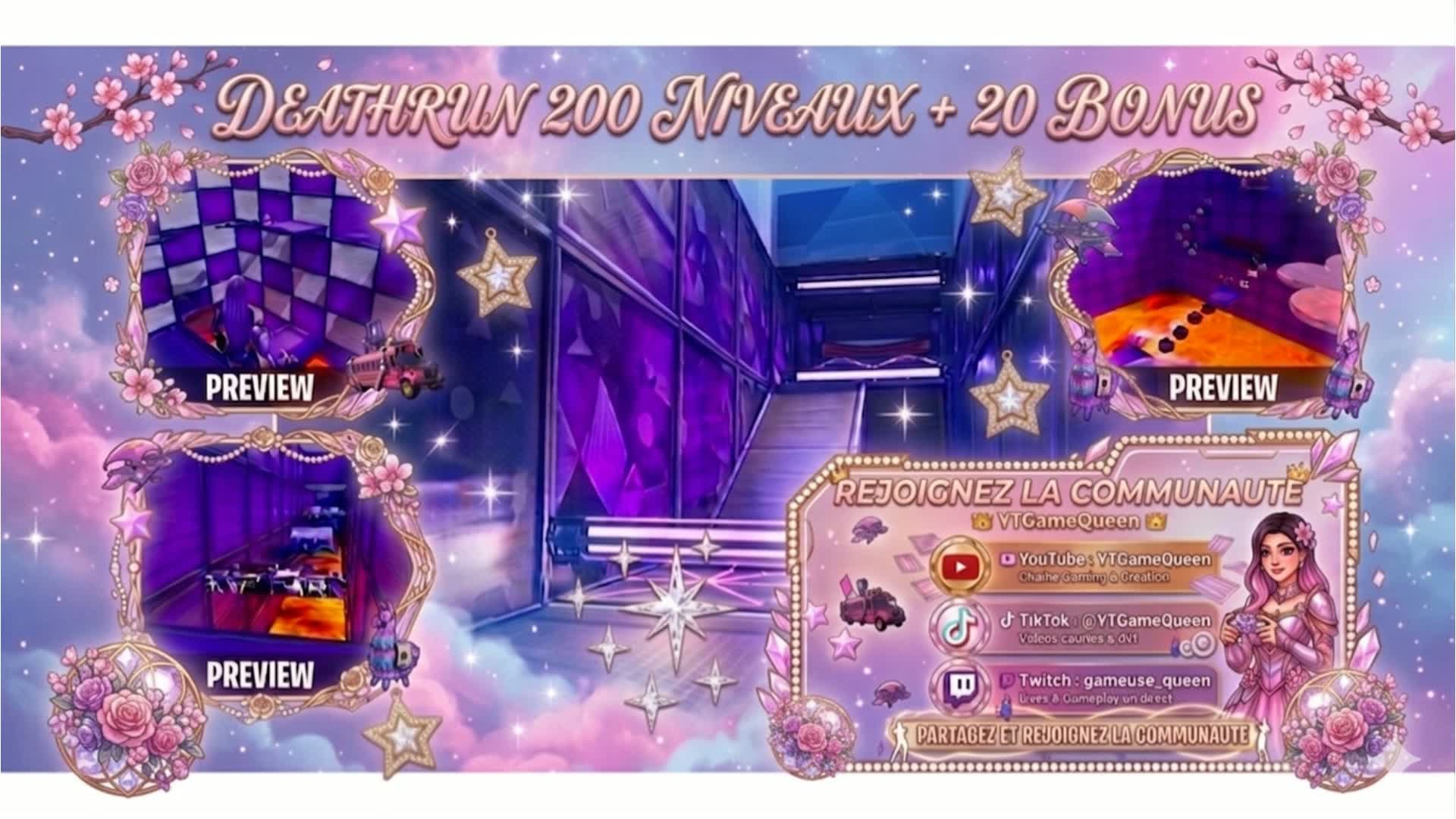 Deathrun  200 Niveaux + 20 bonus