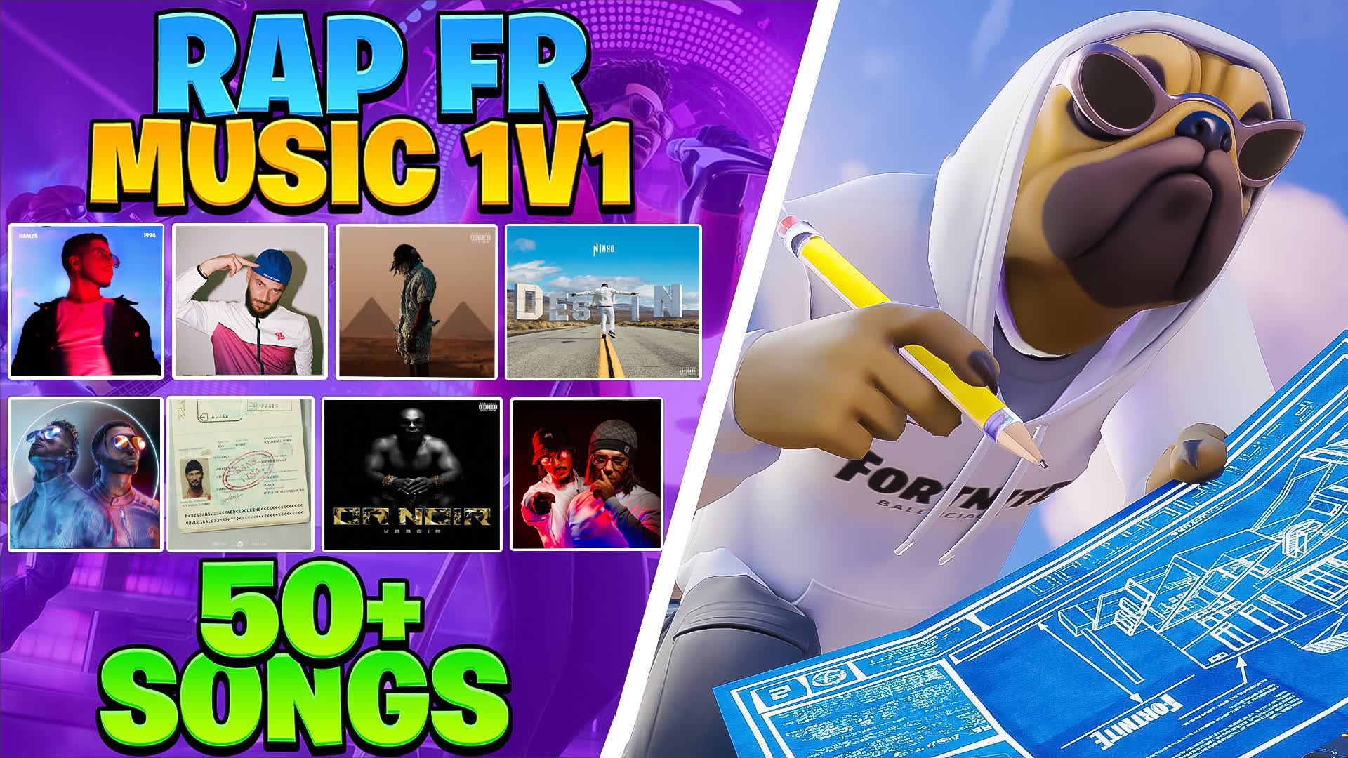 1V1 BUILDFIGHT MUSIC 50+ MAX FPS