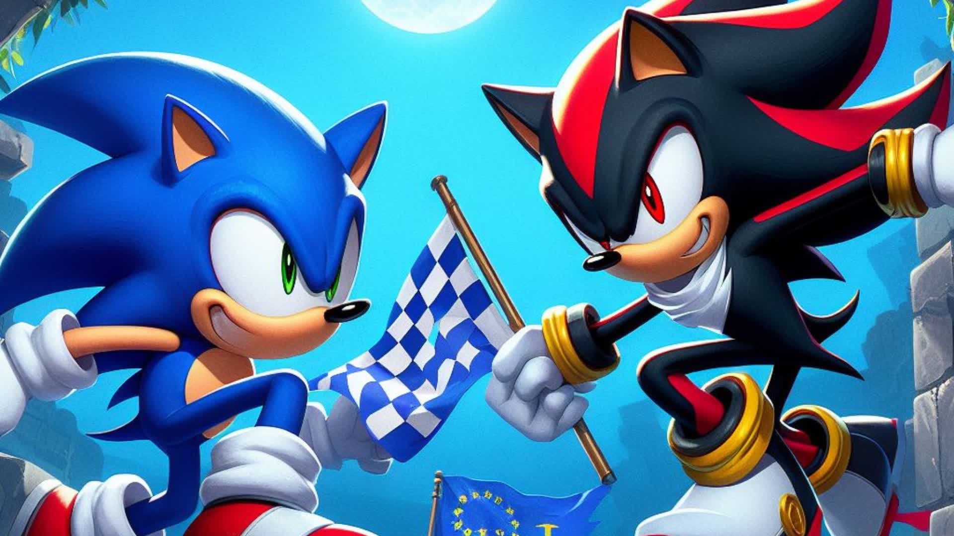SONIC VS SHADOW 🚩 CAPTURE THE FLAG 🔵🔴