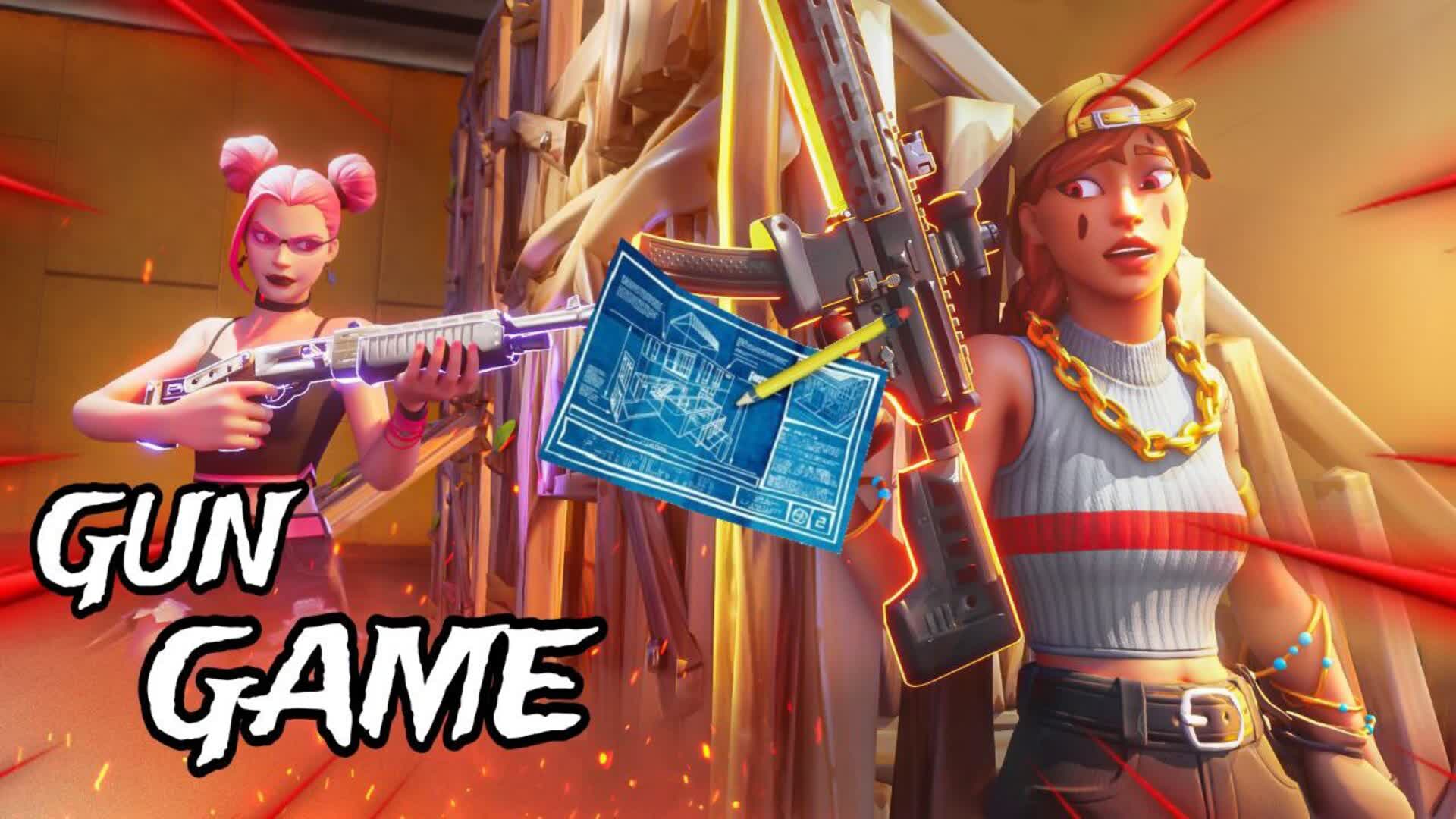GUN GAME 🔫ONE SHOT 💣🗡️ ماب حشر