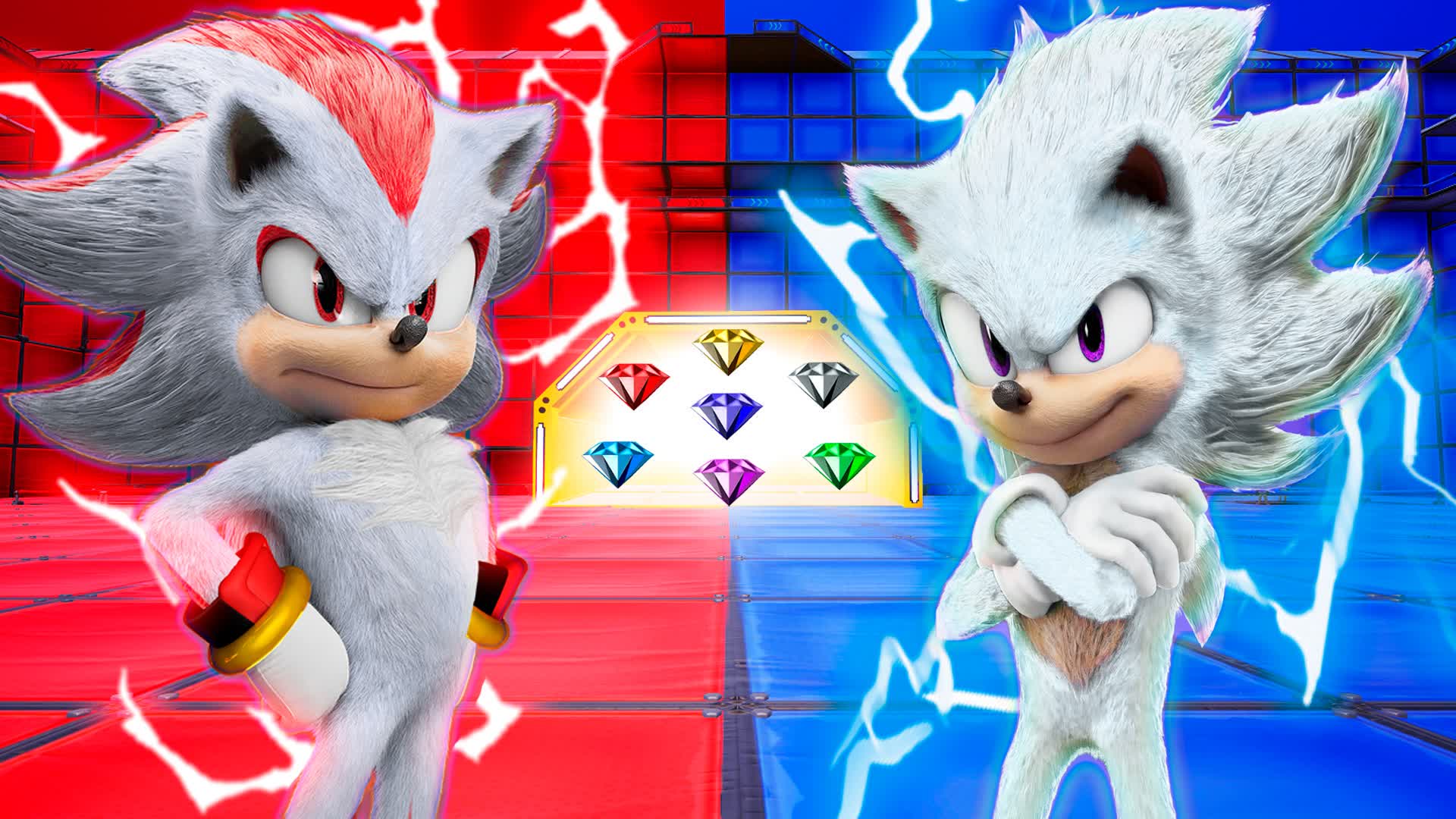 🔵SONIC VS SHADOW🔴 RED VS BLUE
