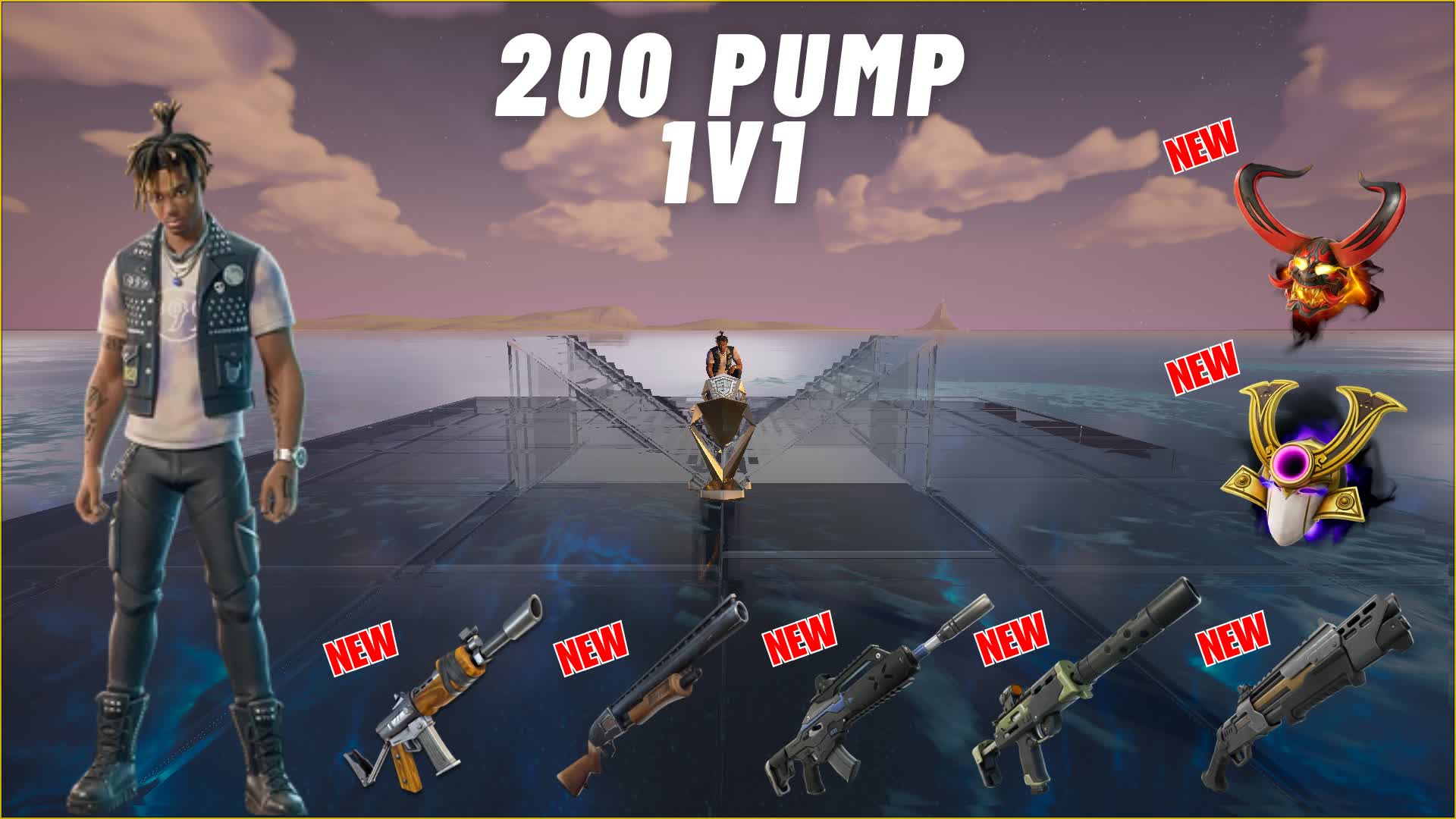 🏆 200 PUMP 1V1 - BUILD FIGHTS 🏆