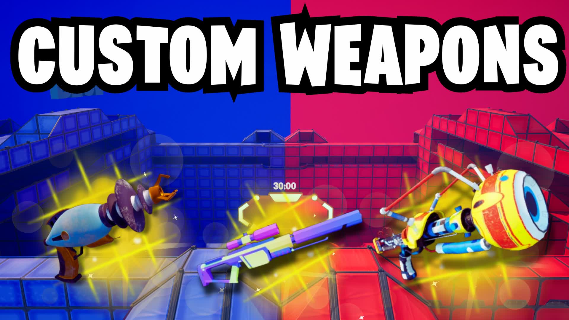 CUSTOM WEAPON RED VS BLUE 🔴🔵