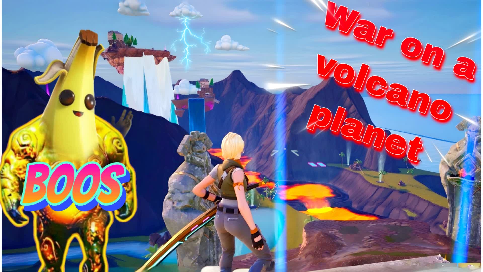 War on volcano planet