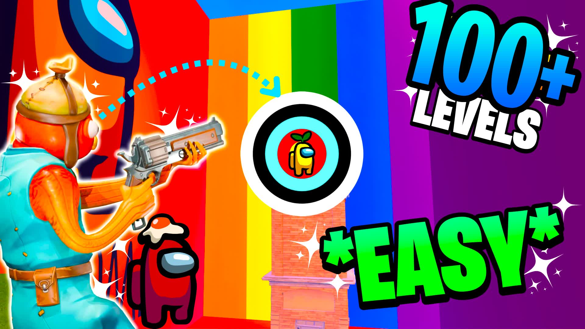 MAMMOTH TRICKSHOT PARKOUR 🎯 AMONG US