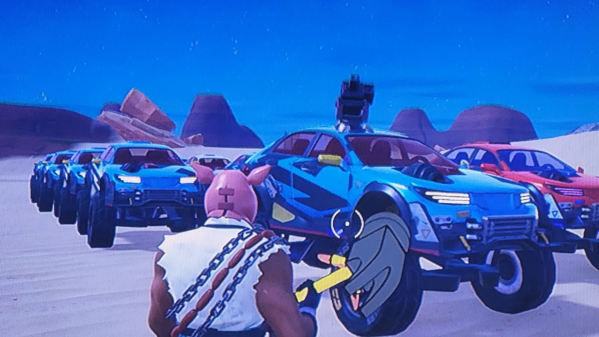 Battle royal on road