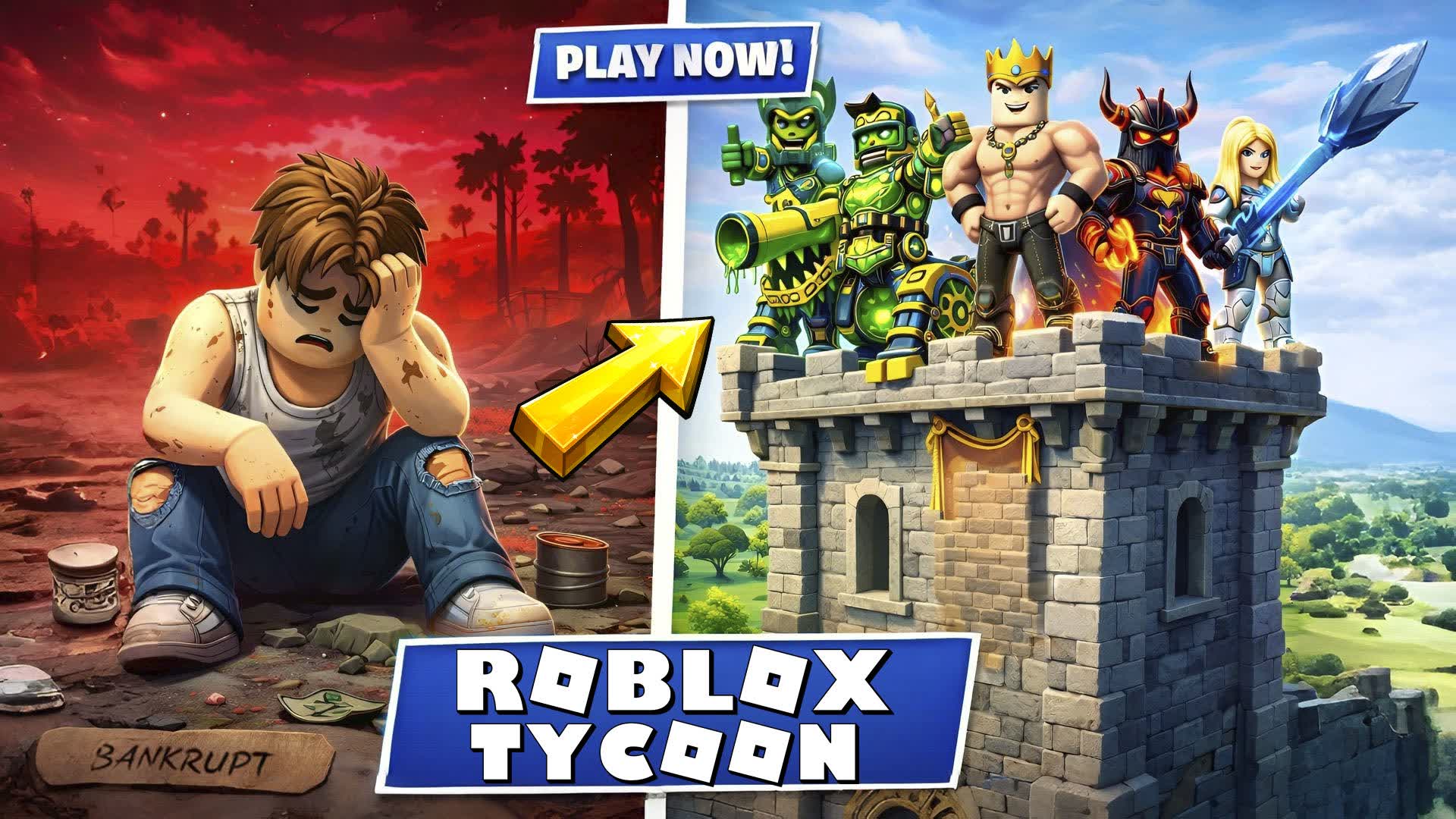 🤖 SUPER CRAZY ROBLOX TYCOON ⚒️ BUILD 🗼