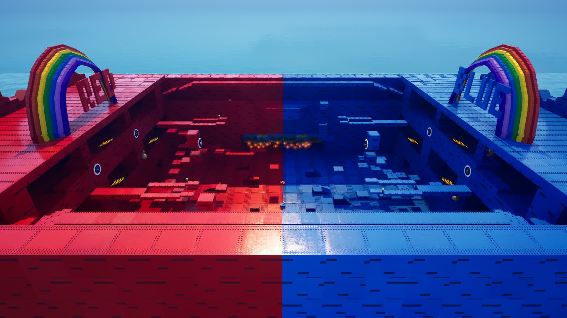CRAZY BRICK RED VS BLUE 🟥🟦