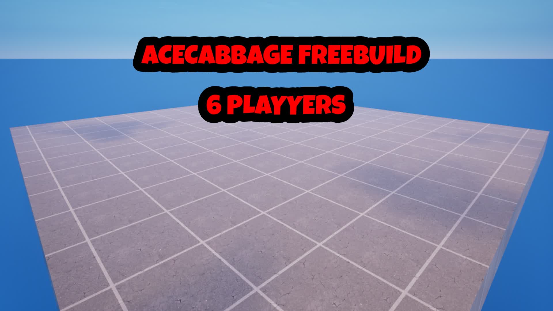 ACECABBAGE FREEBUILD MAP (6 PLAYER)