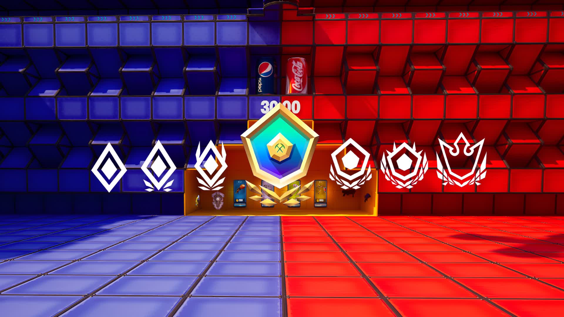 BiGGEST RED VS BLUE 🔴🔵