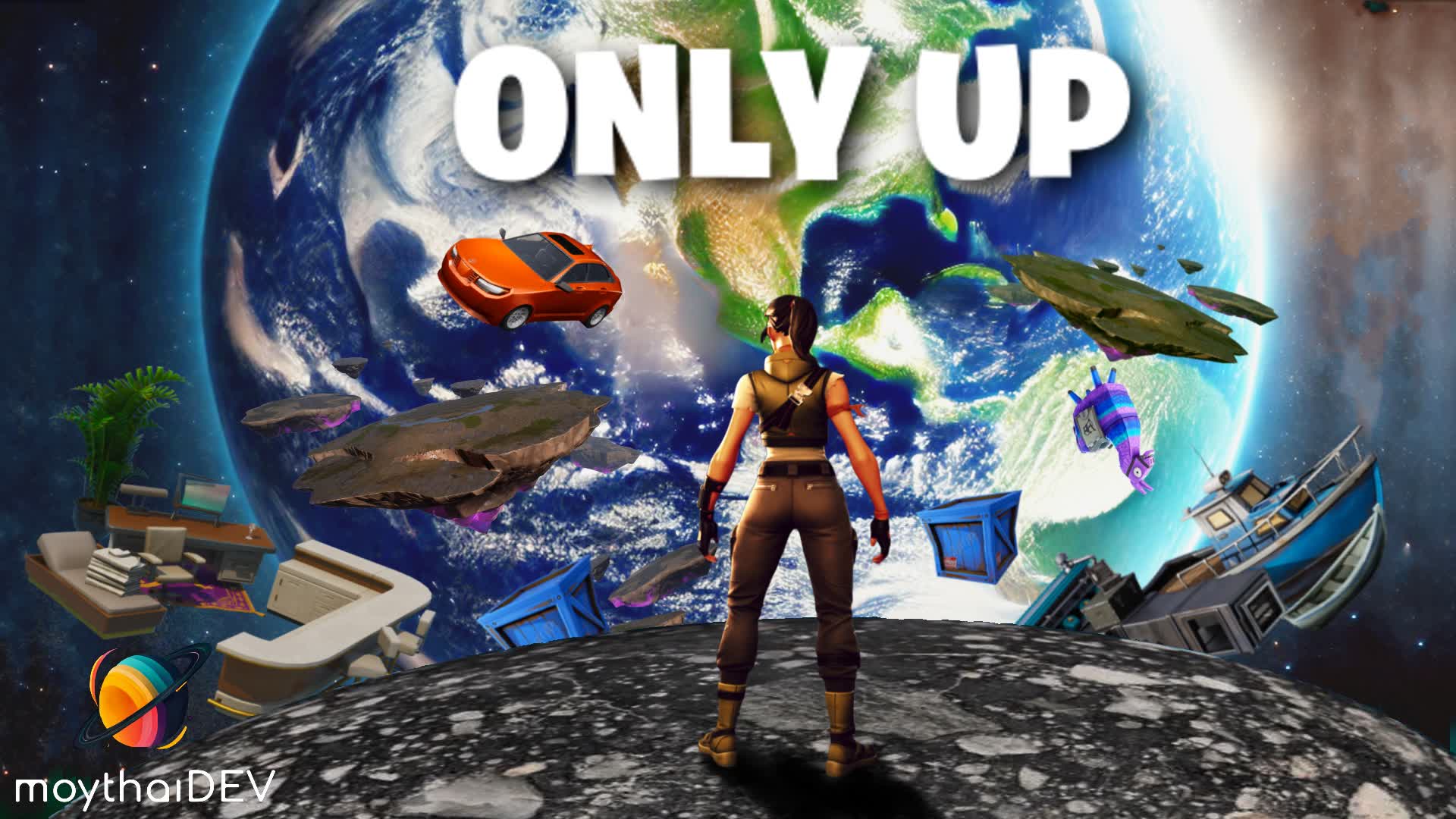 GOING ONLY UP MEGA PARKOUR - Challenge