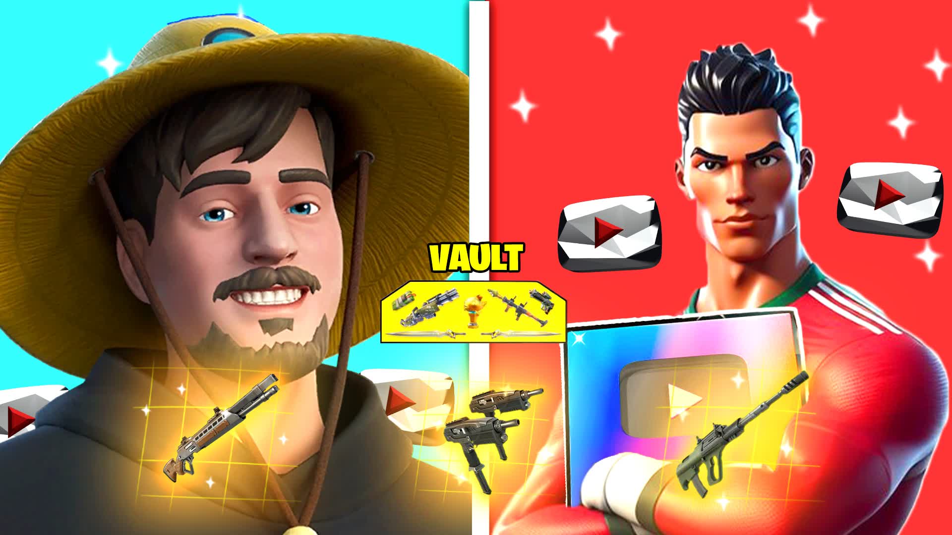 🔴 YOUTUBER RONALDO VS MR BEAST