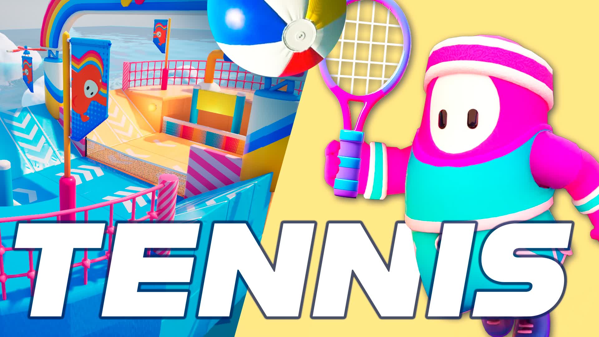 FALL GUYS TENNIS