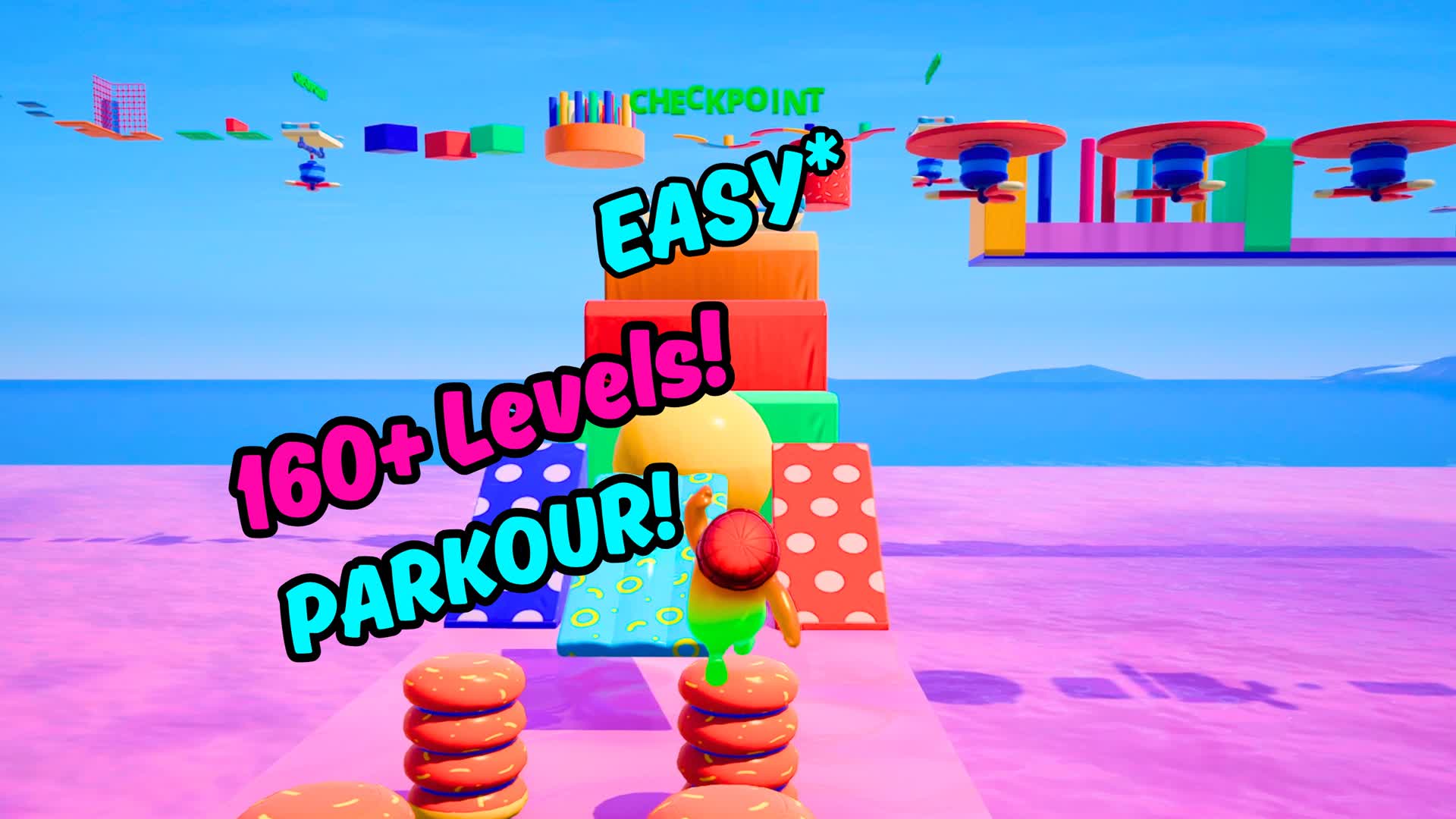Fall Guys parkour 160+
