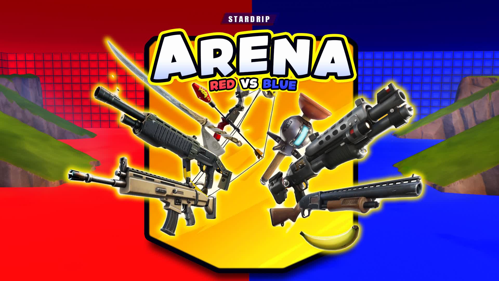 Arena Red Vs Blue - with build
