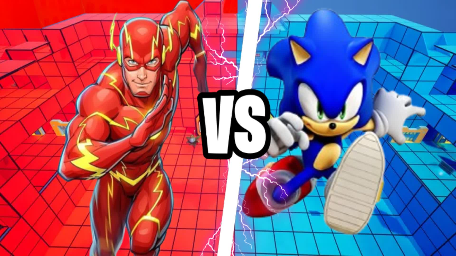 FLASH VS SONIC 🔴🔵 RED VS BLUE