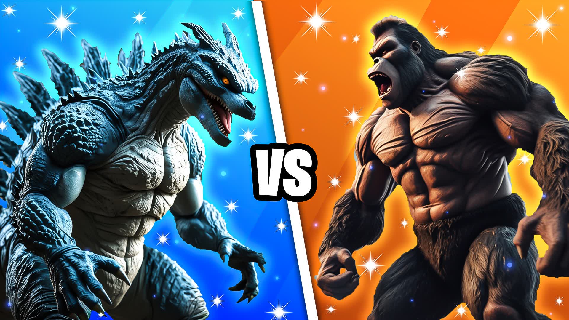🔴GodZilla vs KingKong🔵