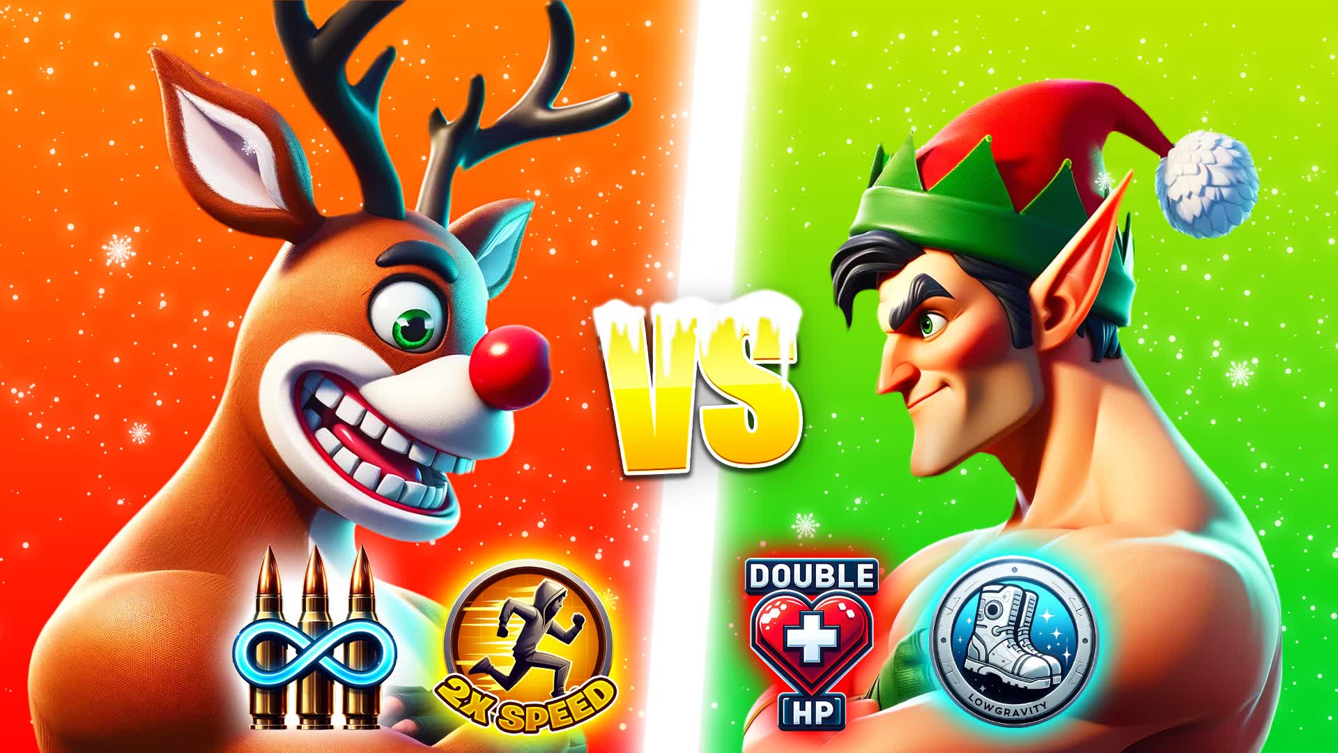 🦌Acoustic Reindeer VS Sigma ELF💪🧝