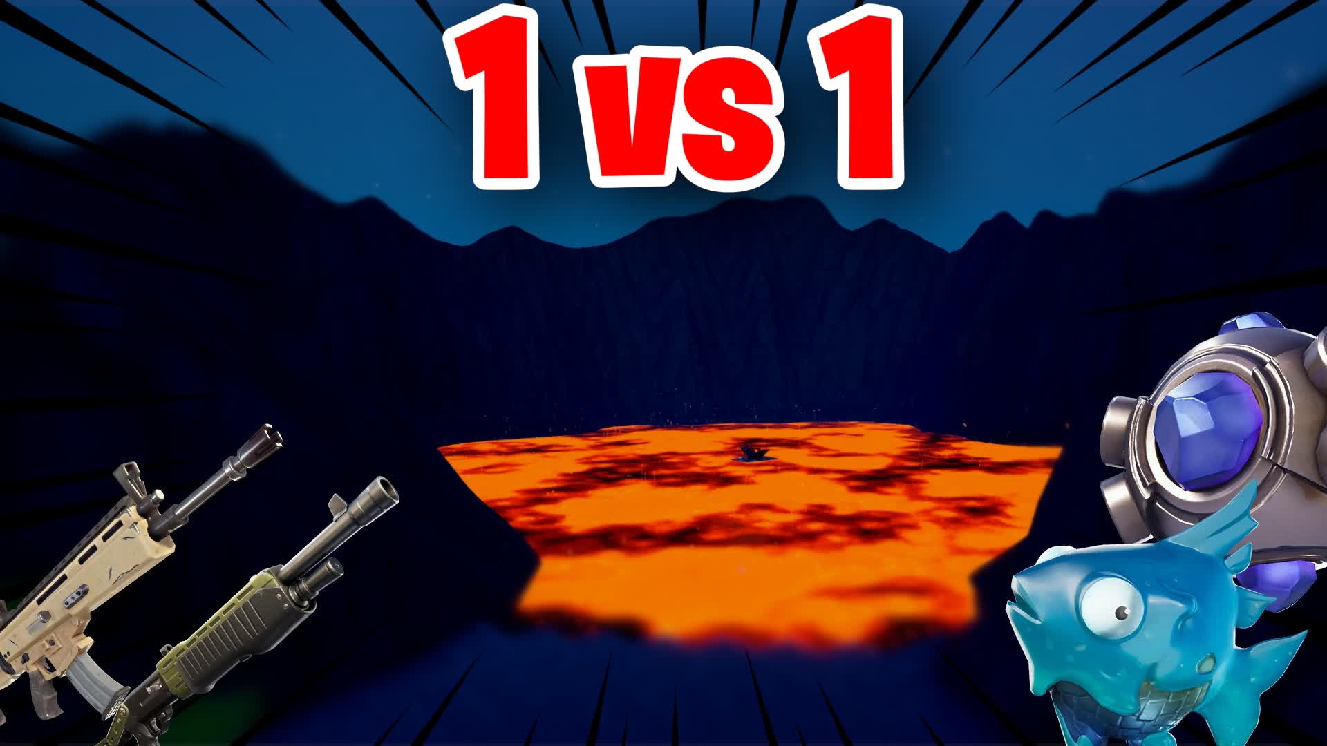 Volcano Island 1vs1