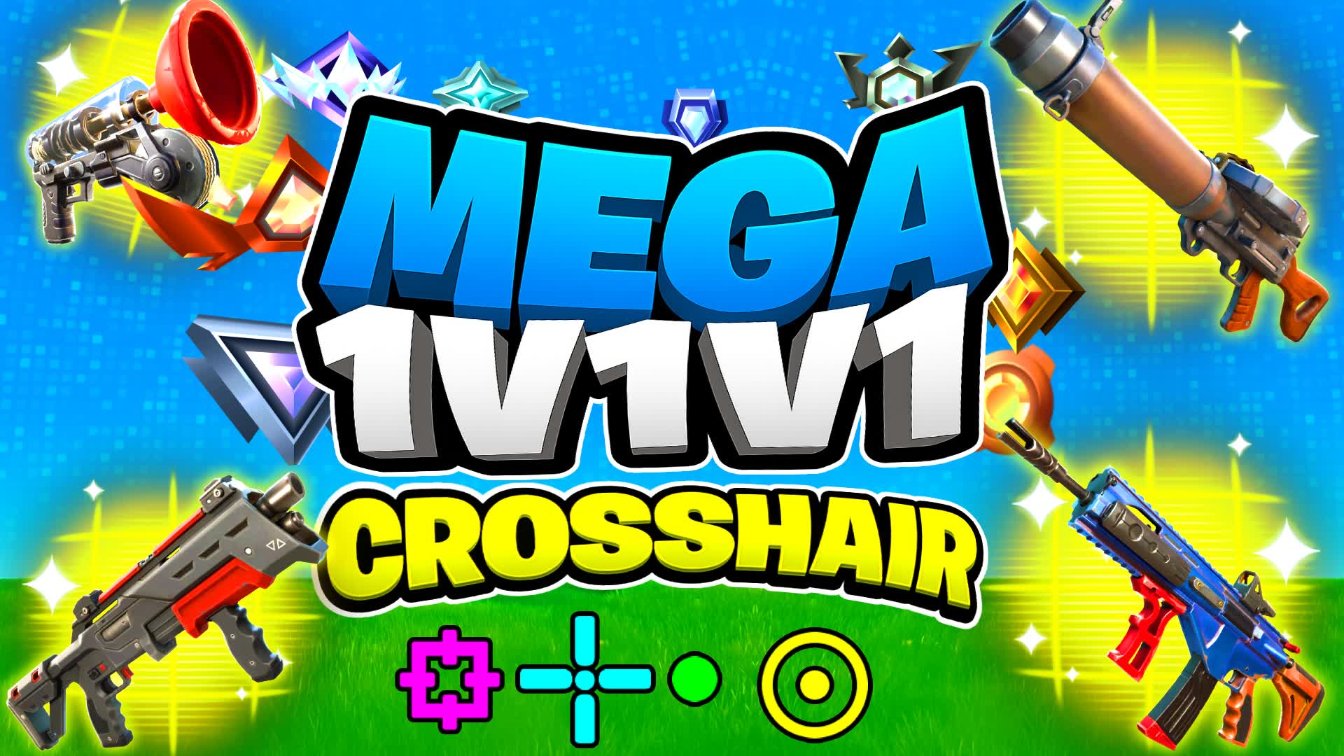 MEGA 1V1V1 RELOAD Crazy PVP 1v2 2