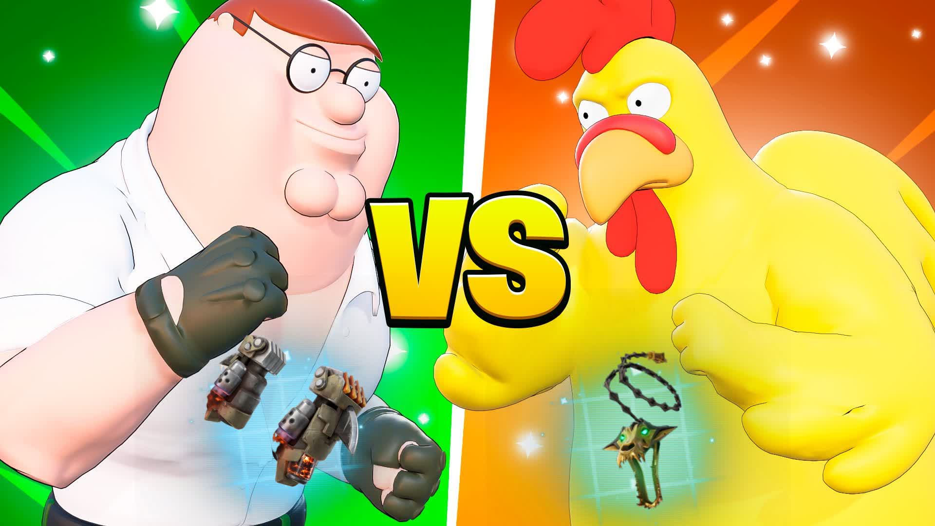 🏠PETER VS GIANT CHICKEN🐔