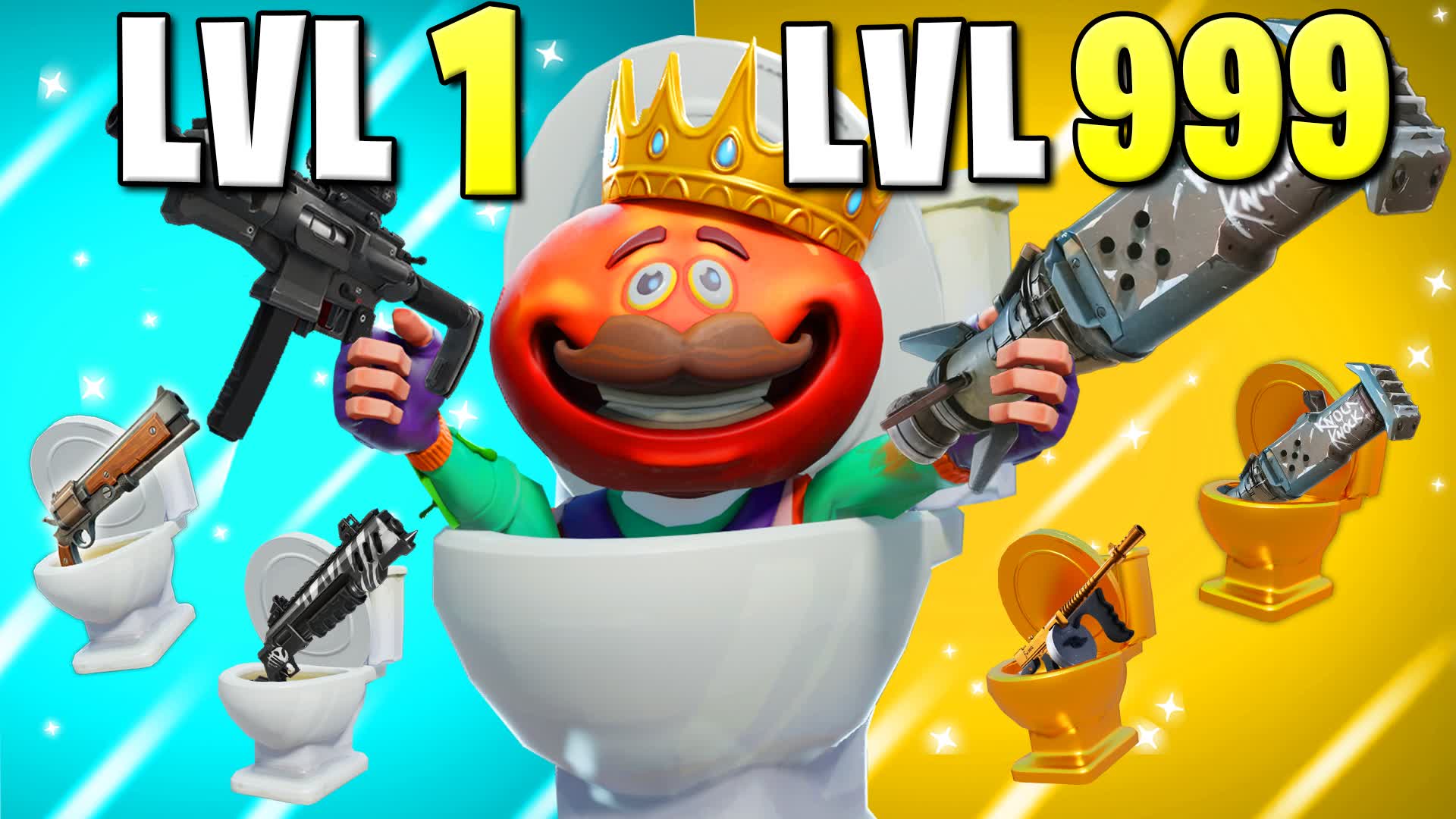 🚽TOILET KING GUN GAME 💥 ONE SHOT