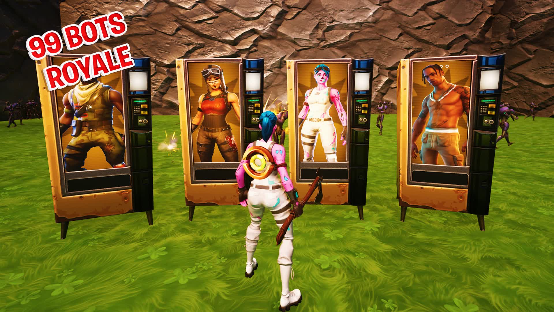 99 BOTS FARM ROYALE 🏆 FREE FOR ALL