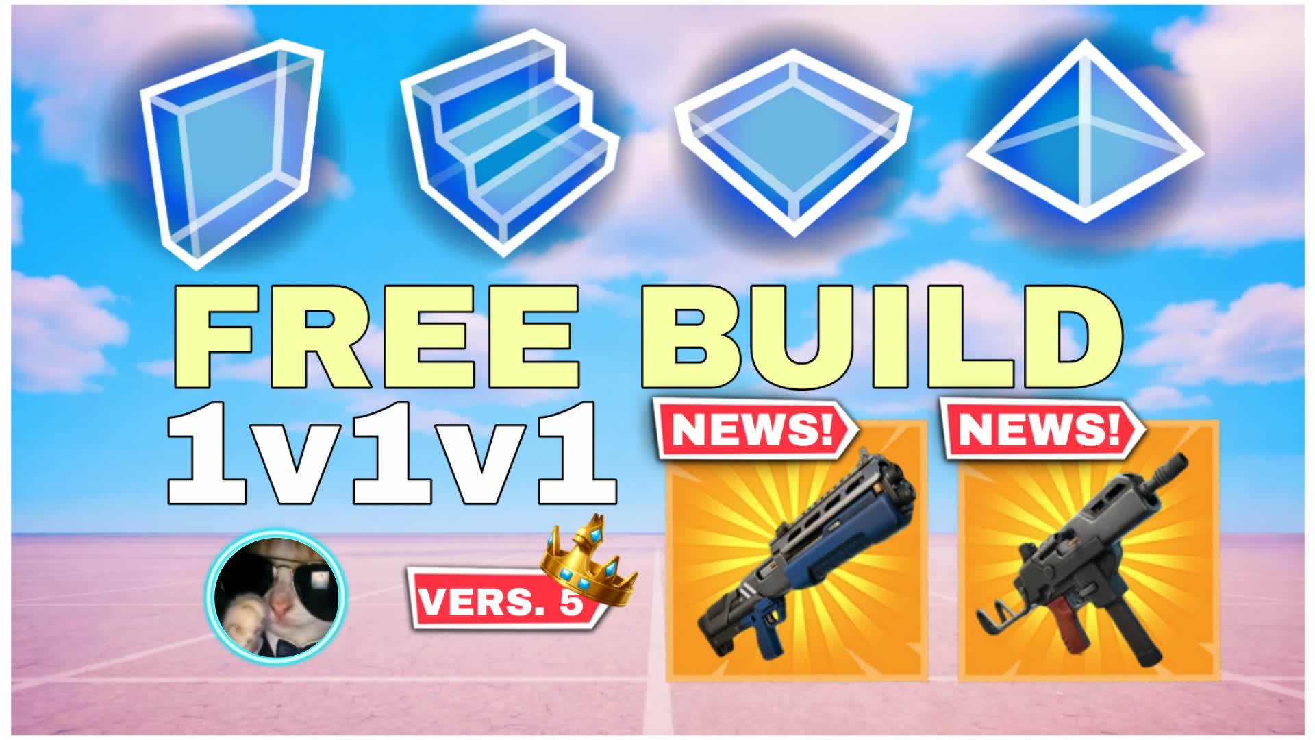 1v1v1 FREEBUILD PRATICE
