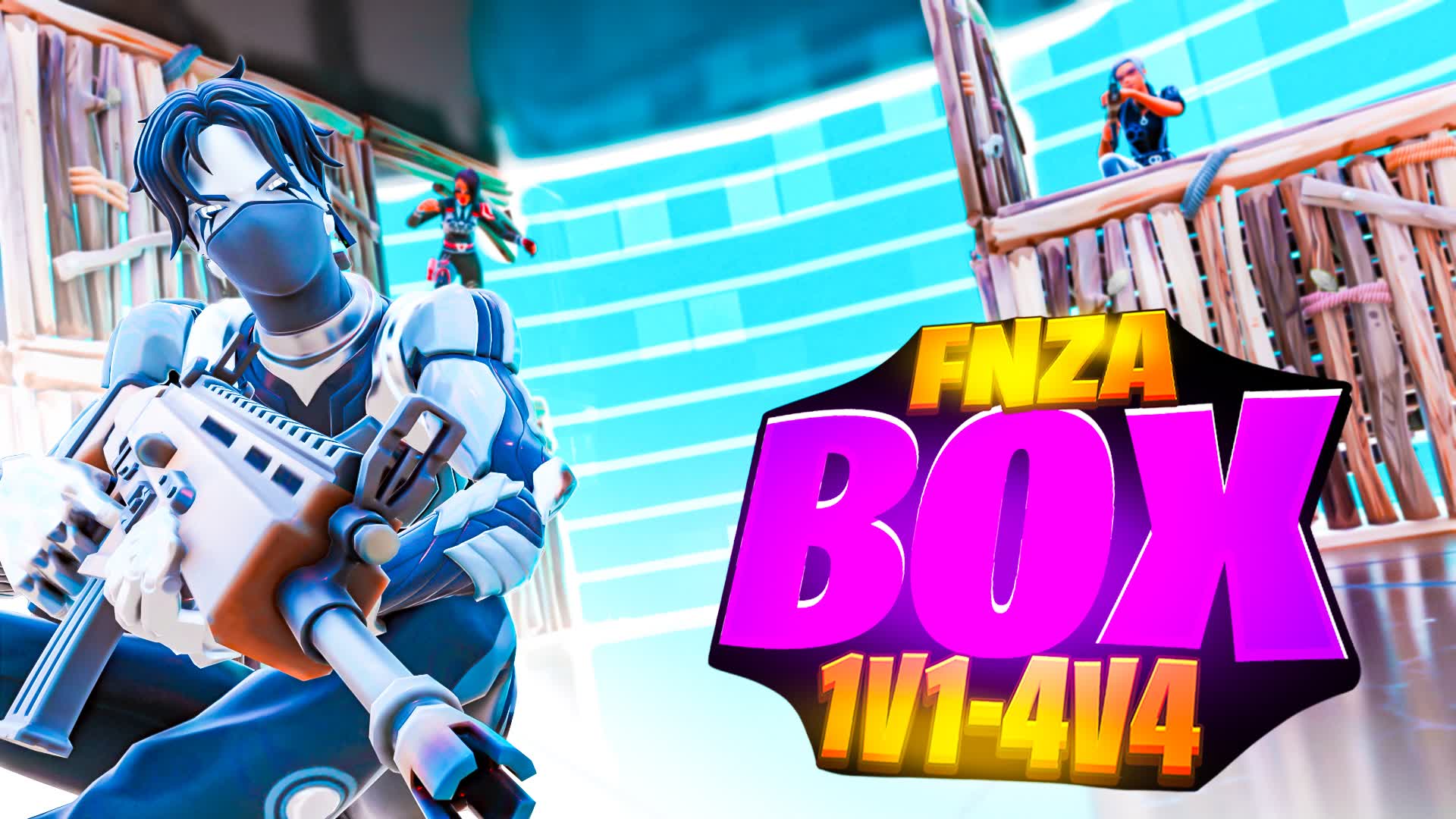 FNZA 1v1 to 4v4 Box Fight