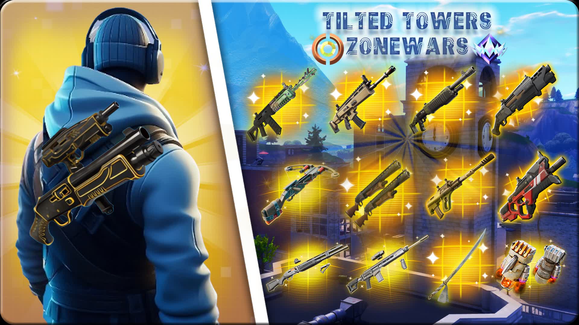 TILTED TOWERS ZONE WARS