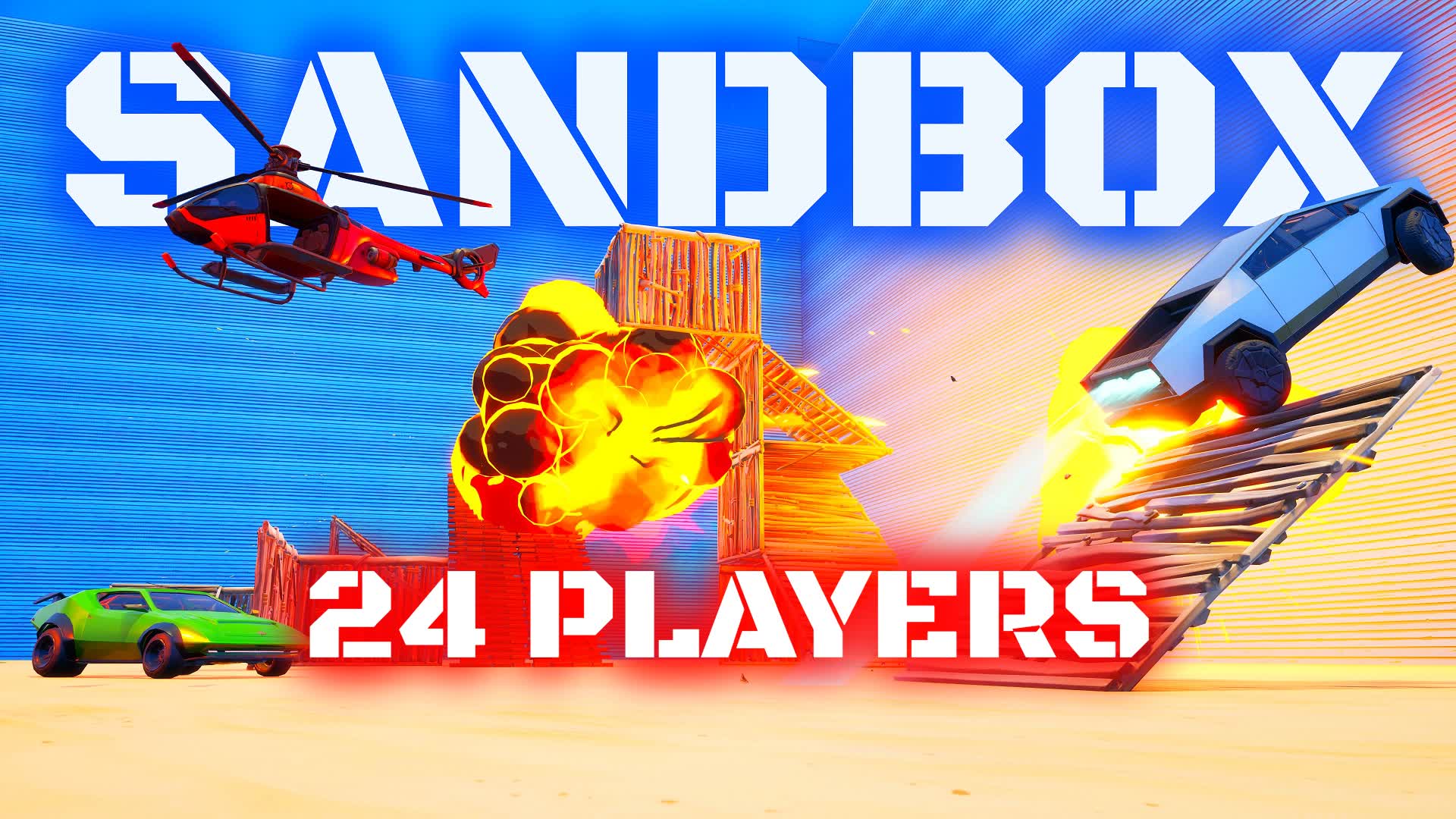 SANDBOX (100+ WEAPONS!) - 24 PLAYERS