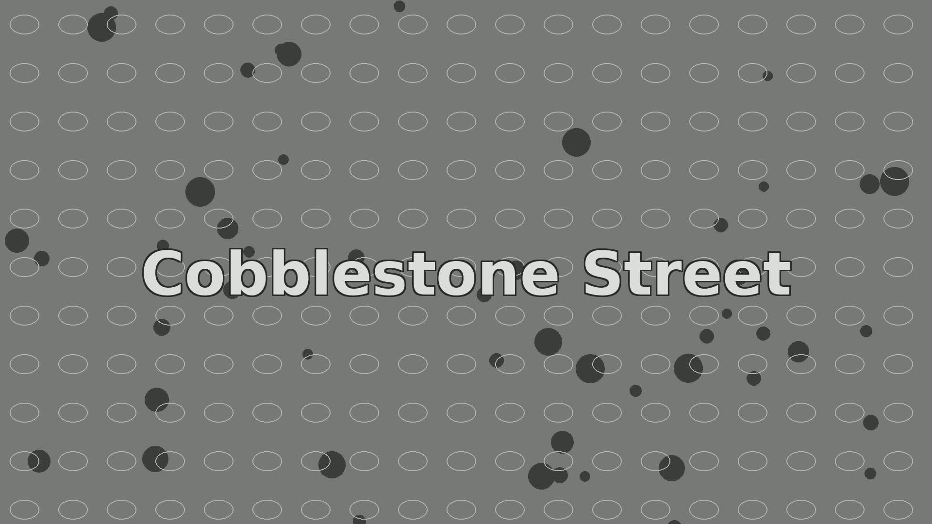 Cobblestone Street