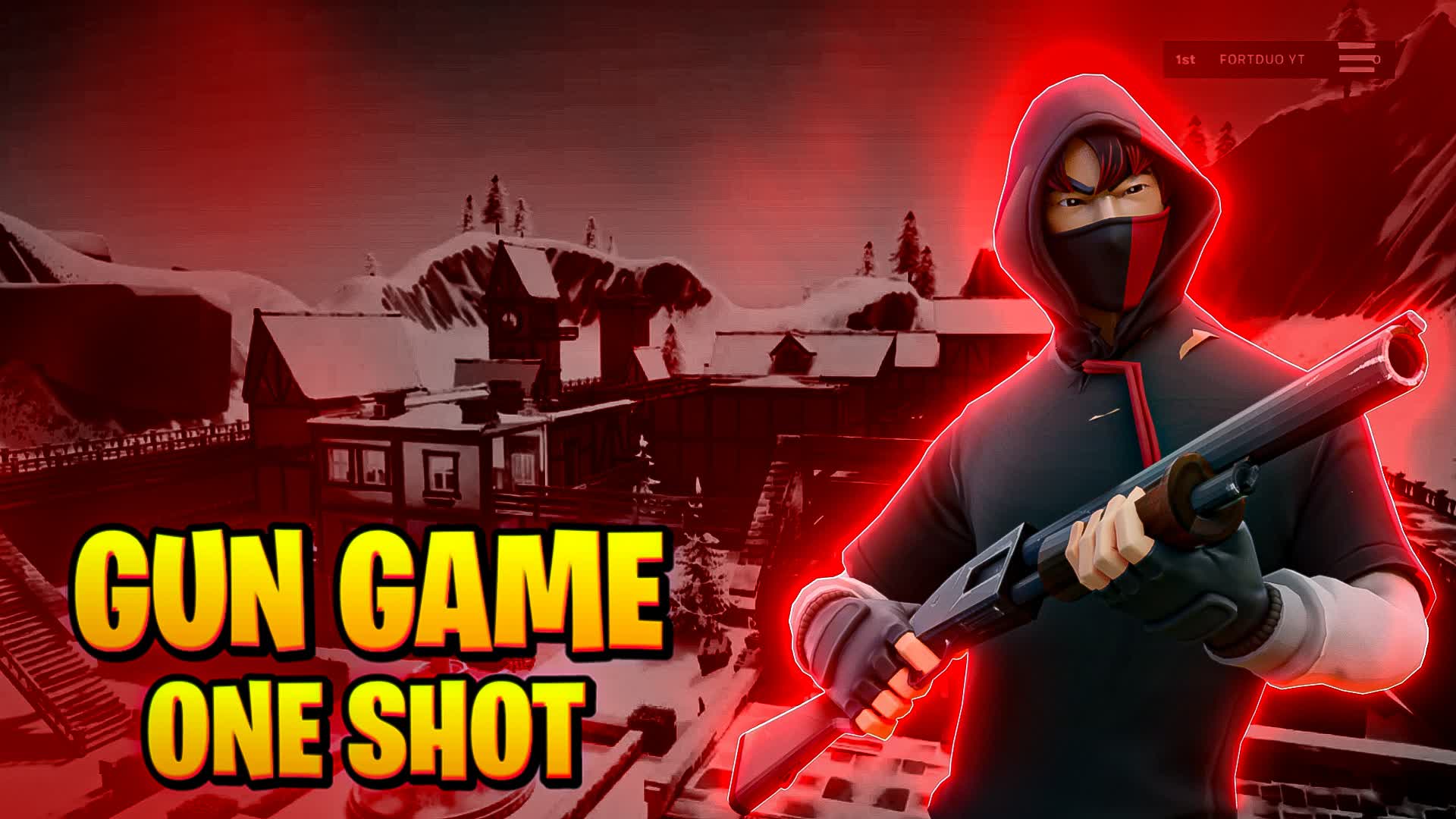 🔫GUN GAME ONE SHOT FORTDUO GAMEPLAY 🎮