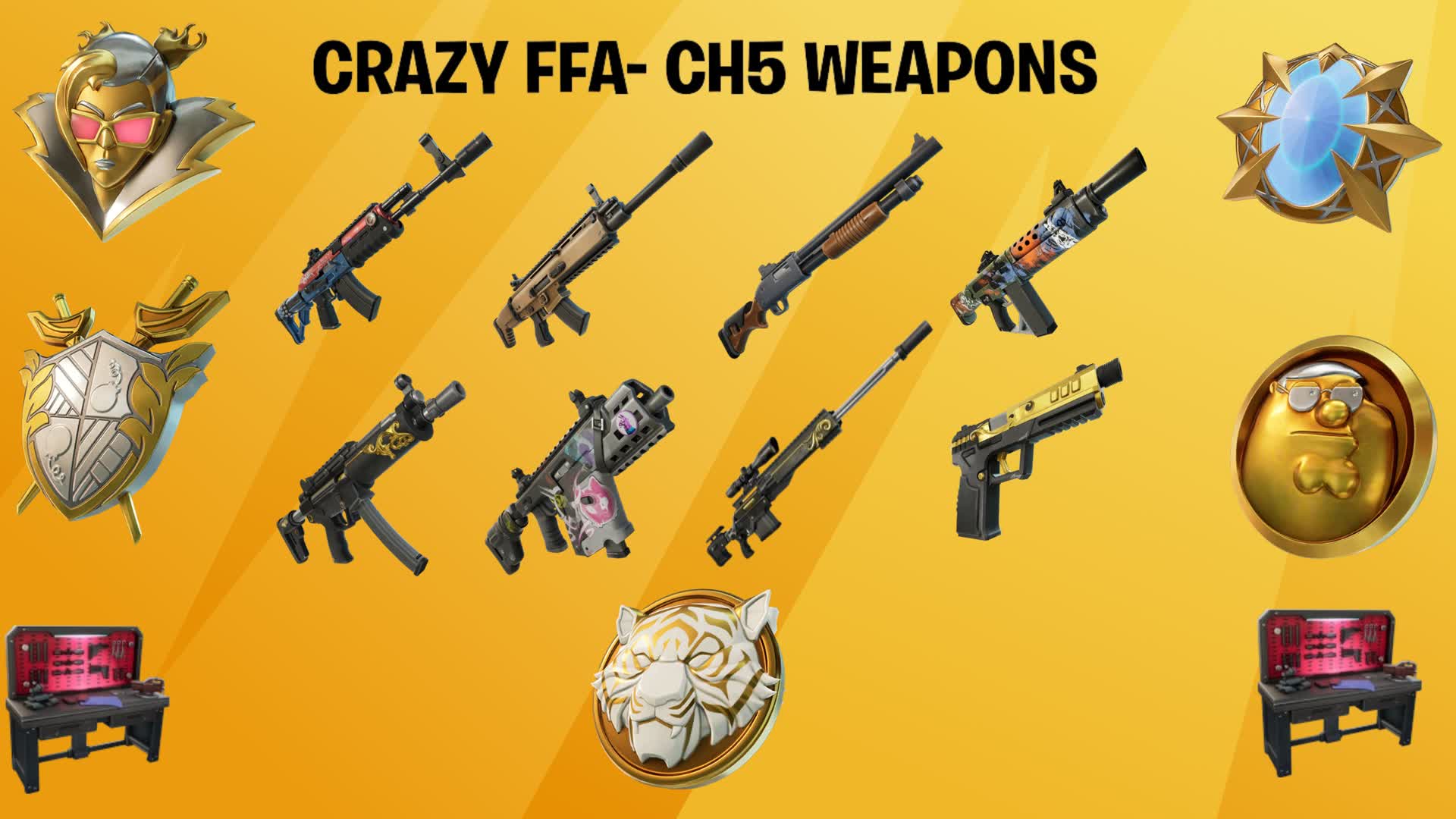 🌟 CRAZY FFA- CH5 WEAPONS 💥