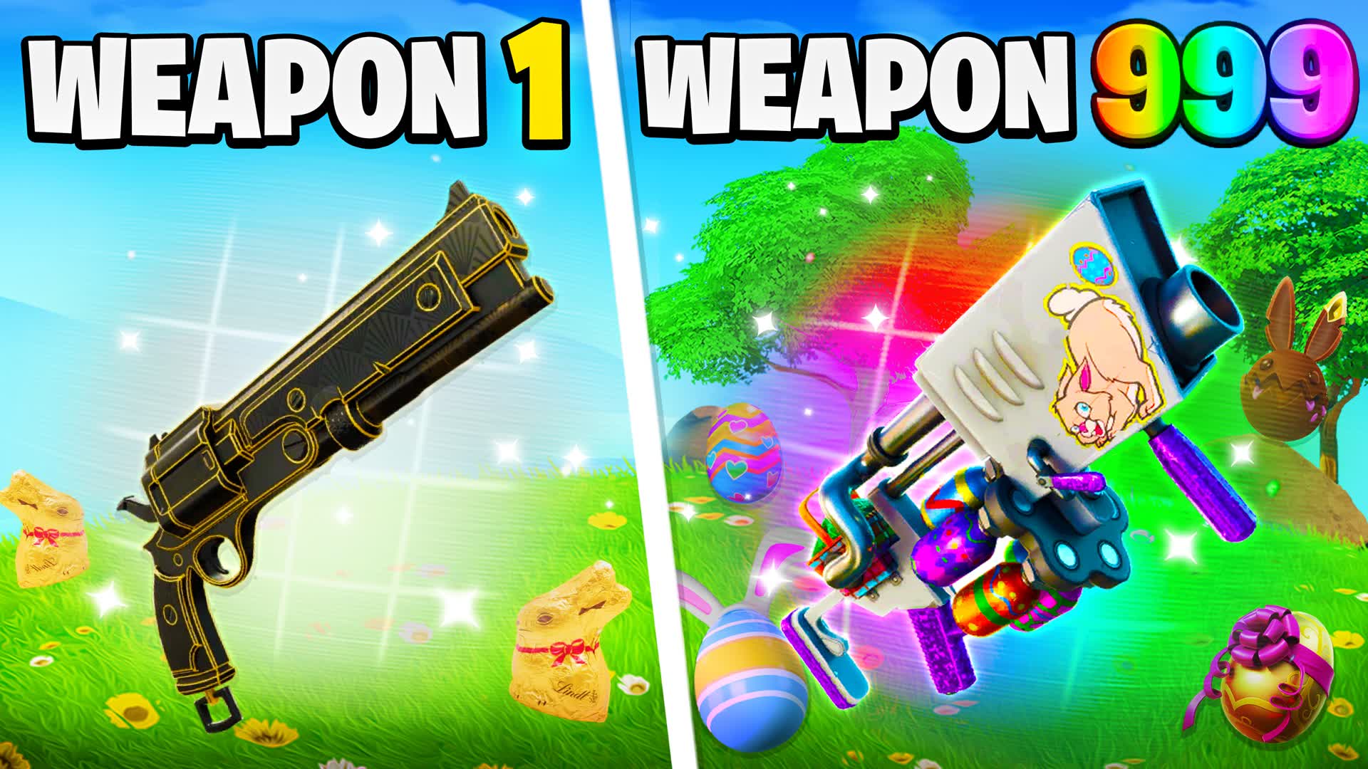 ⭐ EASTER SPRING GUN GAME 🔫 ONE SHOT 🎯